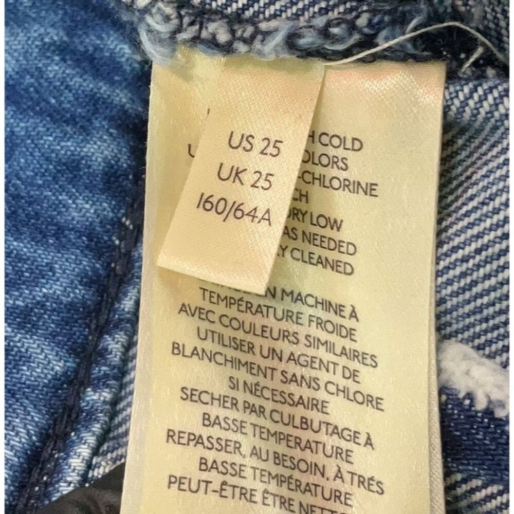 Free People Embroidered Denim Star & Floral Flared Leg High Rise Jeans | Boho 25 - Picture 12 of 16